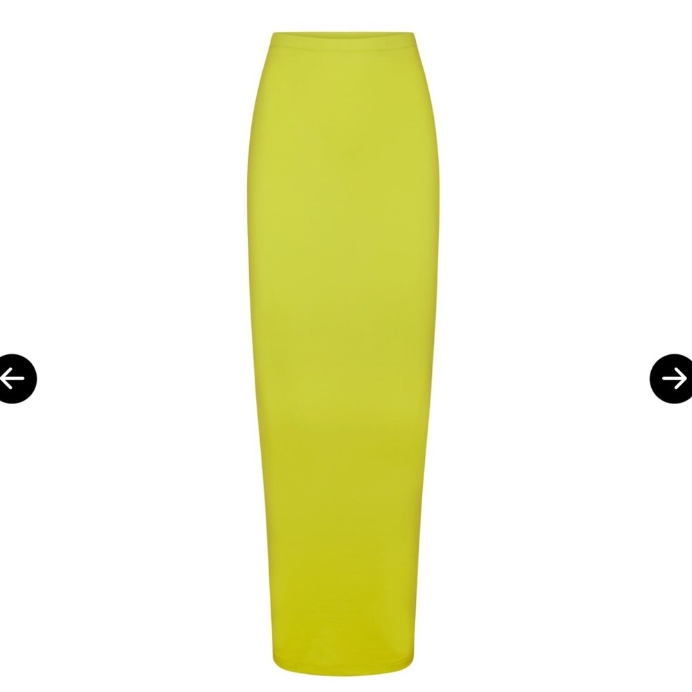 NWT Skims Recycled swim cut out long tube skirt